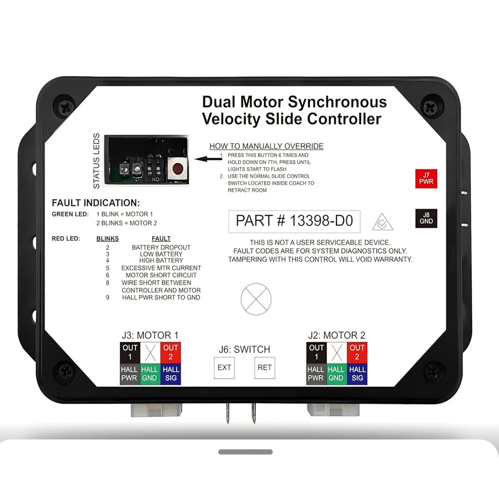 Dual Motor Synchronous Velocity Slide Controller 13398-DO RV Camper - Picture 3 of 16